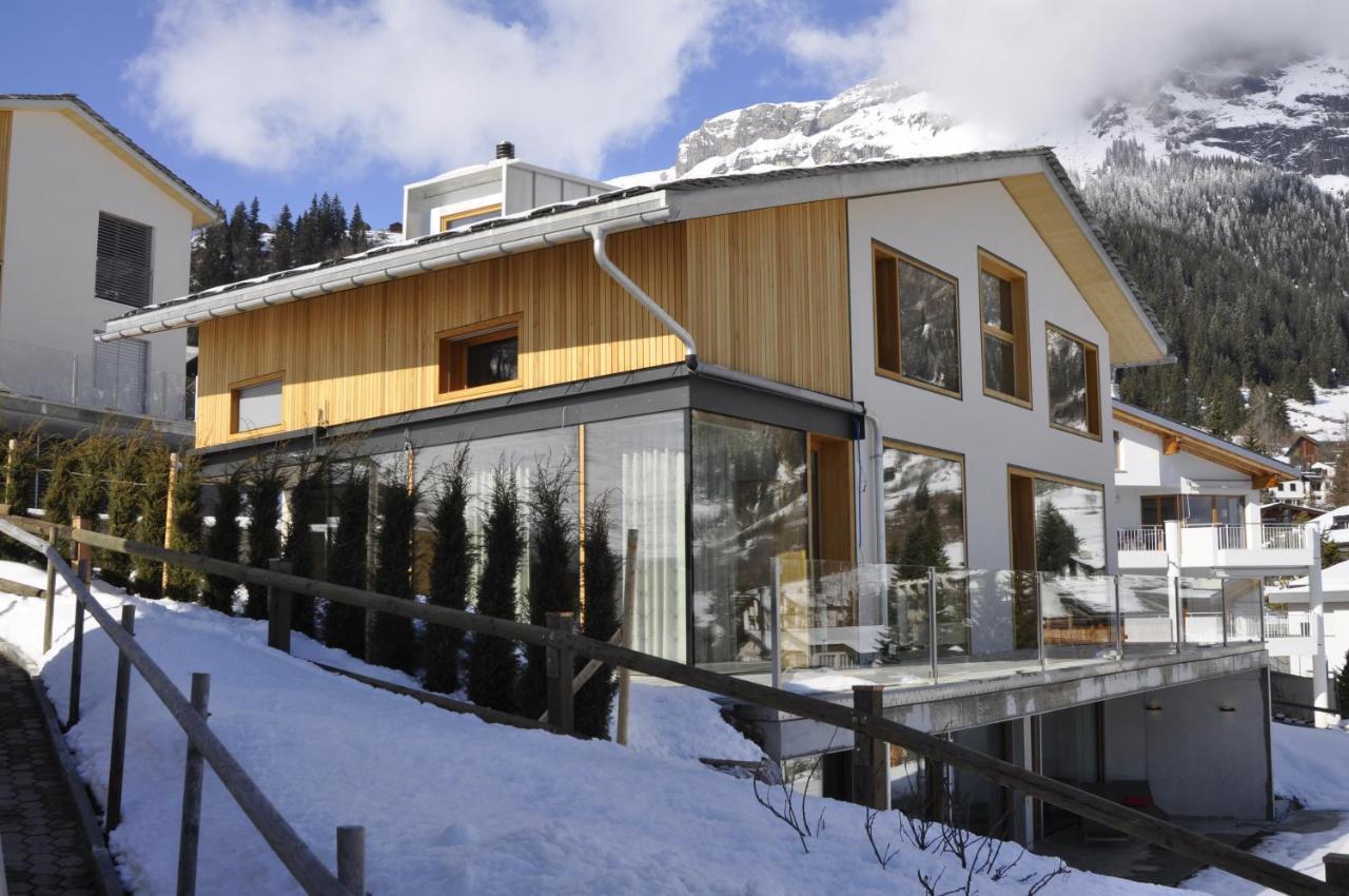Casa Admisa, Spektakulaere Aussicht, Ski In And Out, Hochwertige Einrichtung, Valserstein Und Eiche Flims Exterior foto